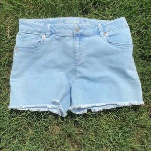 Light blue cat & Jack Jean shorts